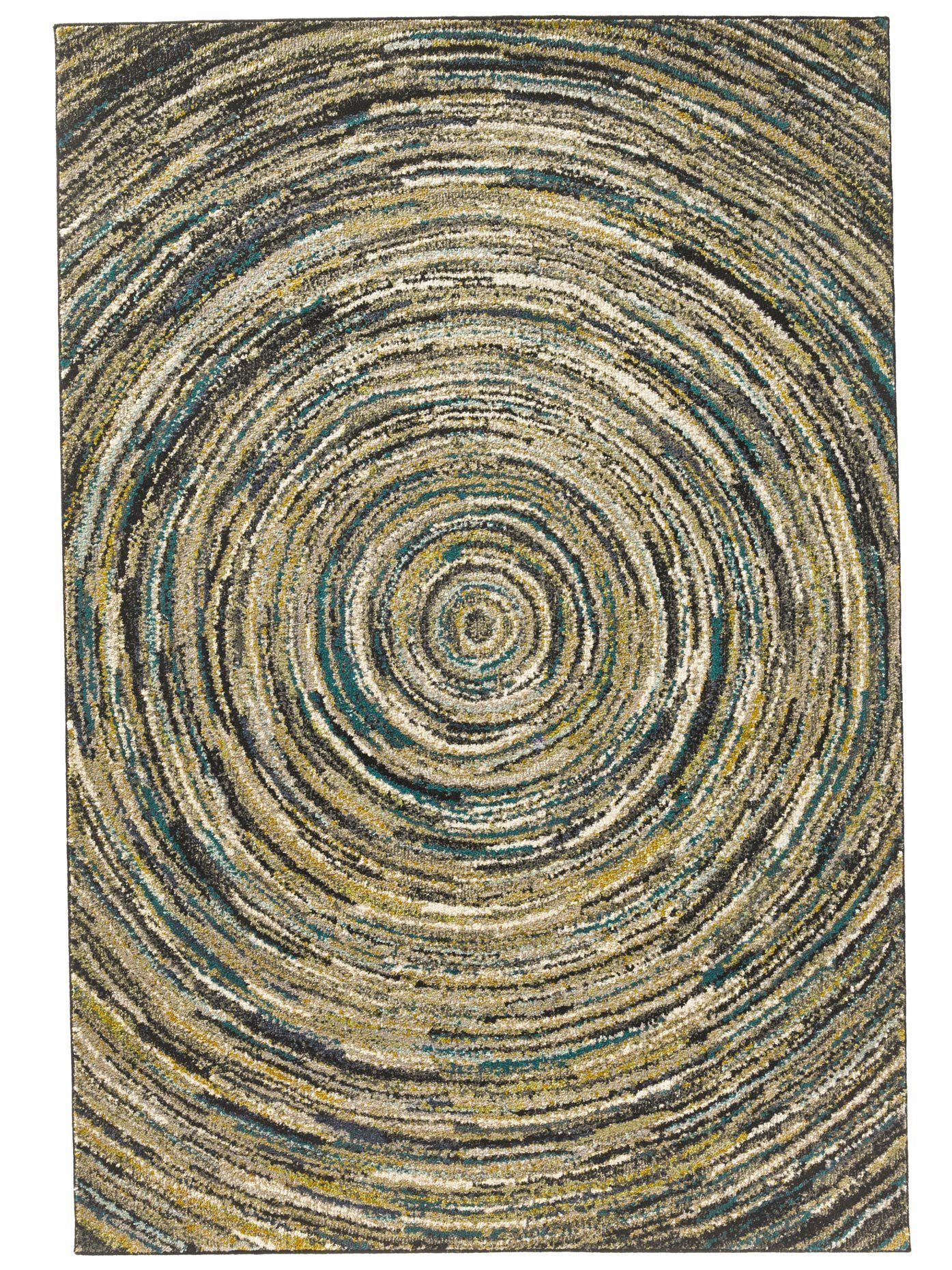 Teppich 57x90 cm grün-blau